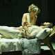 Calypso (Michaela McManus) watches as Prometheus (Georgie Daburas) dies.